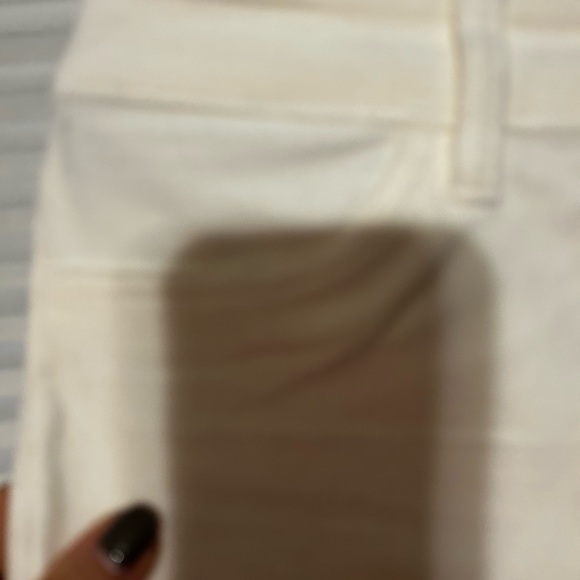 EUC Cream Velour Skinny Ankle Jeans 8 - Picture 4 of 6